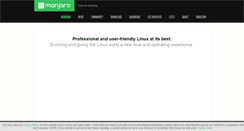 Desktop Screenshot of manjaro.org